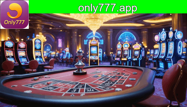 Interface do catálogo de jogos online only777 com categorias puzzles e party games